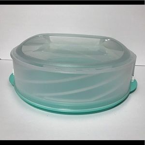 Tupperware Collapsible Cake Carrier Mint